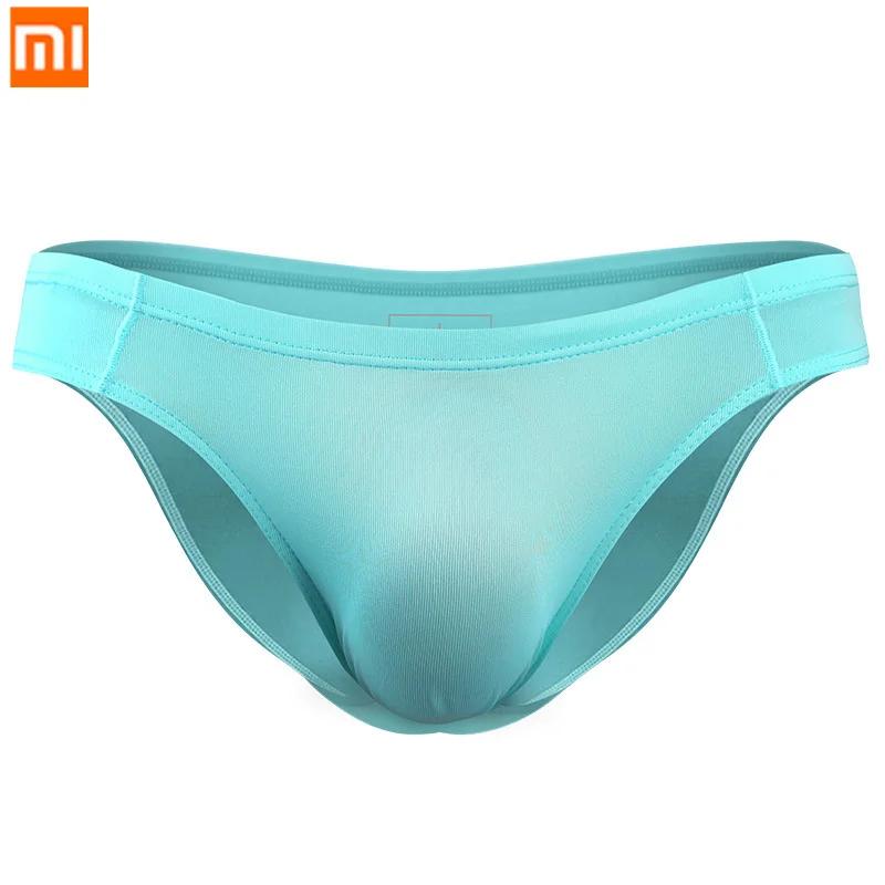 Трусы Xiaomi мужские Бесшовные из вискозы полупрозрачные пикантное нижнее белье