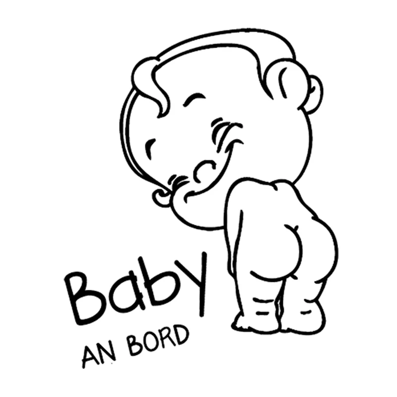 

Hot Funny Baby on Board Travel Name Child Car Sticker Rearview Mirror KK Motorcycle Decals Vinyl Decal PVC 16cm*16cm