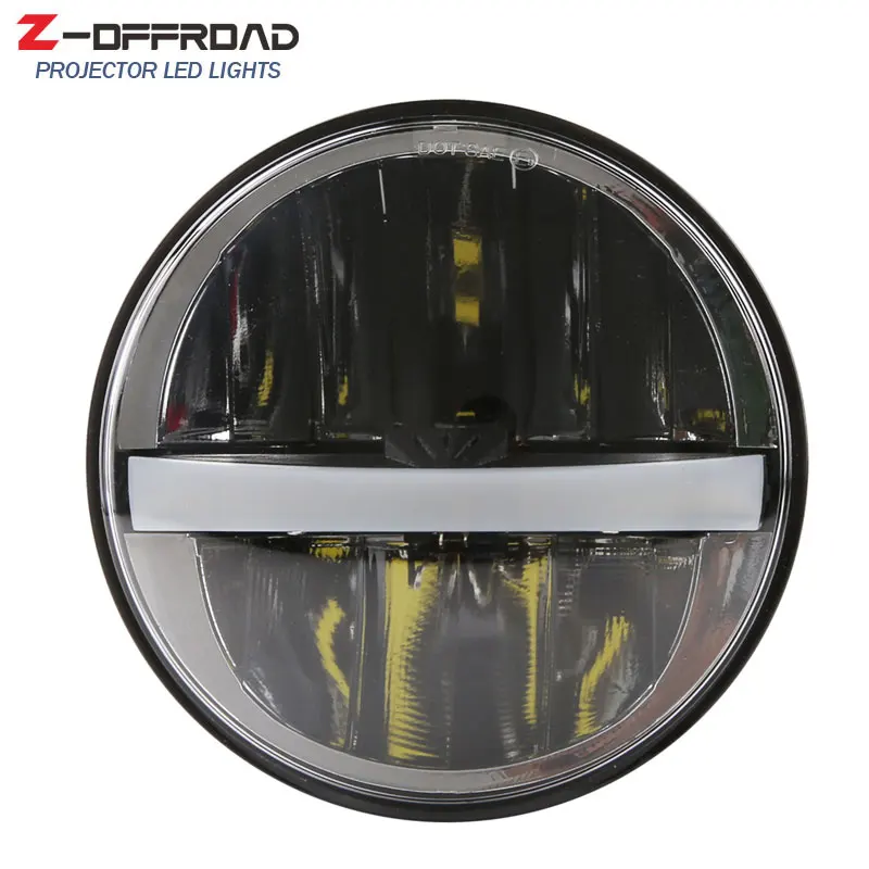 5.75 Inch LED Headlight With White Drl Headlamp Light Replaement for Indian Scout Iron 883 For Motorcycle Sportster |