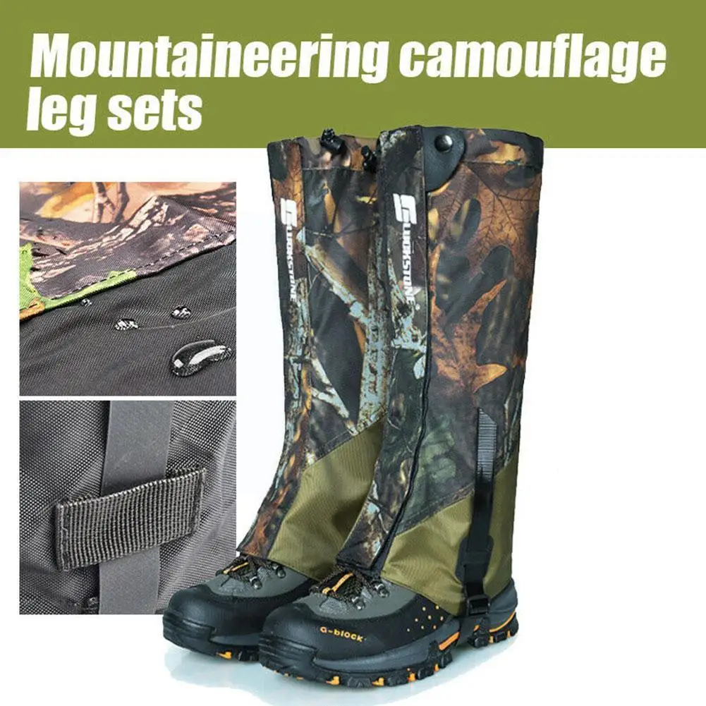 

Уличные водонепроницаемые леггинсы для лыж, снаряжение для путешествий, ботинки, походная обувь, Защитные чехлы для лыж и кемпинга B4v2