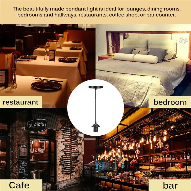 Ретро-люстра E27 подвесной светильник винтажный потолочный лампа в виде Розы для