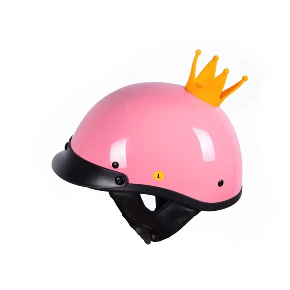 

1Pcs Creative Motorcycle Electric Car Helmet Decor Crown Cup Soft Plastic Decoration Corners Sucker Motorbike Helmet Accessories