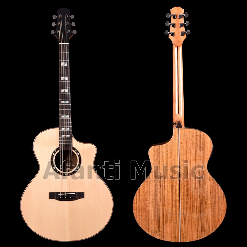 

41 Inch Solid Spruce Top / Walnut Back & Sides Acoustic Guitar of Afanti Music (AF-1029)