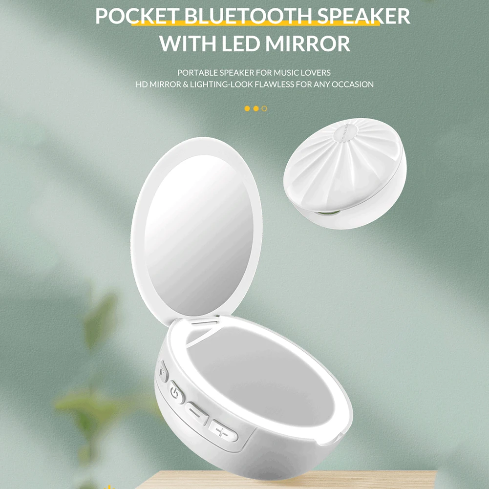 3X увеличительное домашнее USB перезаряжаемое туалетное зеркало беспроводной