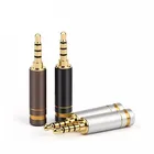 3 5 разъем для наушников 3,5 Jack Разъем Speakon 4-полюсный динамик терминал позолоченный медный HiFi 3,5 мм терминалы аудио адаптер