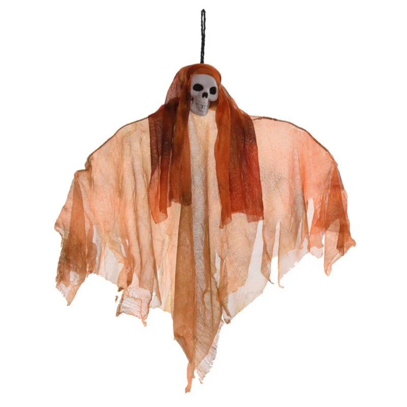 Хэллоуин висящий призрак со звуком и красным светом реквизит Праздничное