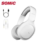 Беспроводные Проводные Bluetooth-наушники Somic MS300, аудио, bluetooth 5,0, 40 мм драйвер, CVC шумоподавление, для детской, Mp3