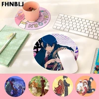 fhnblj boy gift pad toradora gaming round mouse pad computer mats gaming mousepad rug for pc laptop notebook