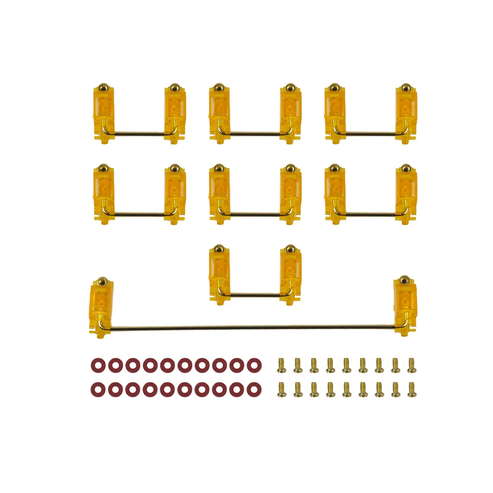 Механическая клавиатура PCB Screw Satellite Axis 6.25U 7U 2U стабилизаторы вишневого цвета