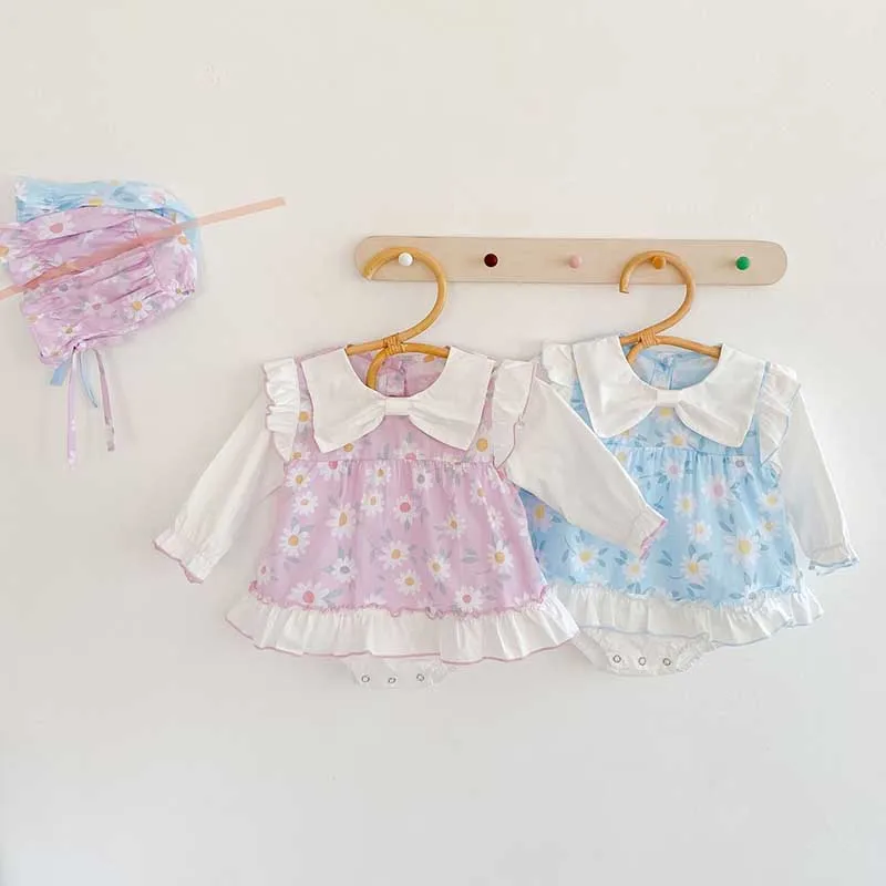 

Одежда для малышей; Комбинезон для новорожденных девочек; Осенняя одежда; Боди с цветочным принтом; Одежда для маленьких девочек; Комбинезо...