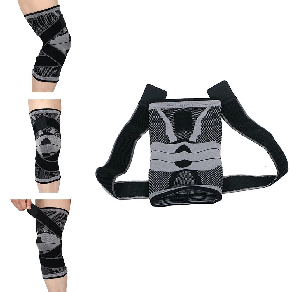 

Basketball Nylon Outdoor Sports Elastic Adjustable Pain Relief Protective Gear Patella Running Breathable Knee Support