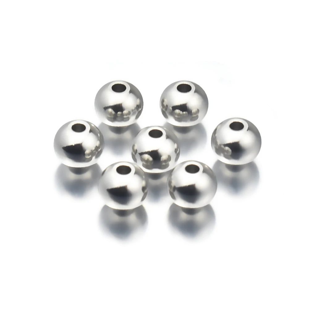 Бусины разделители подвески из нержавеющей стали Подвески розового золота 3 4 5 6 8