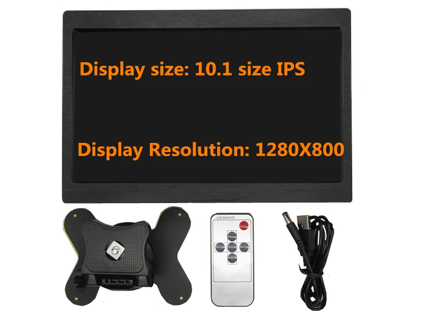10 1 дюймовый 1280*800 IPS HD ЖК-экран монитор высокого разрешения с дистанционным