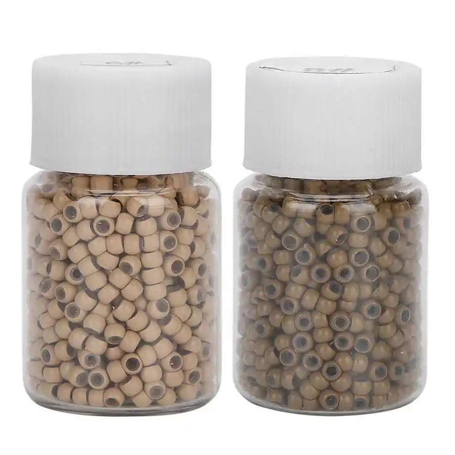 

1000pcs Silicone Micro Links Rings Beads Small Comfortable Hair Extension Tool Hair Styling