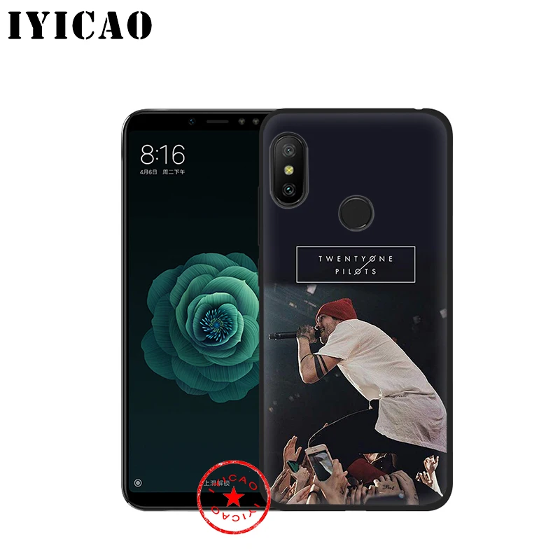 IYICAO Twenty One Pilots Soft Case for Xiaomi Mi A3 A2 A1 8 Lite 9 Se Max 3 F1 5X 6X 6 CC9 CC9e 9T Pro MiA1 MiA2 |