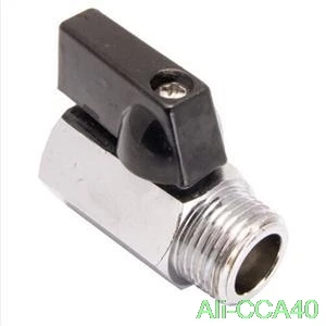 Прочный коррозионно стойкий латунный Мини шаровой клапан 1/4 дюйма стандарт BSP