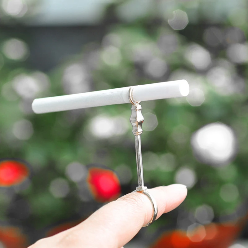 Женское элегантное ретро кольцо для курения нефритовое с полкой предотвращения