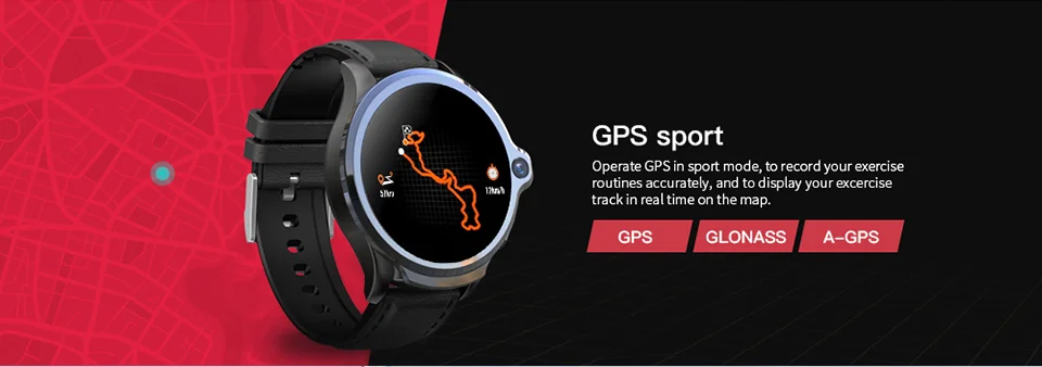 KOSPET Prime, 3 ГБ, 32 ГБ, двойная камера, 1260 мА/ч, батарея, 4G, Смарт-часы, 1,6 дюйма, разблокировка лица, gps, спорт, Bluetooth, Android, Смарт-часы для мужчин