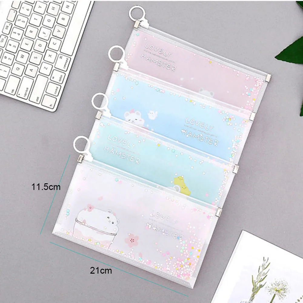 1Pc Mask Storage Bag Portable PP Face Mask Holder Dustproof Zip Pouch Mask Facemask Storage Case Bills Files Pencil Bags Gifts images - 6