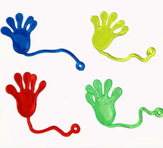 10 шт./партия новинка блестящие липкие руки приколы забавный гаджет для взрослых