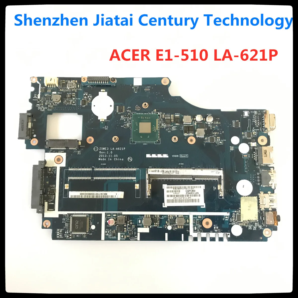 

Для Acer aspire E1-510 E1-510-2500 Материнская плата ноутбука Z5WE3 LA-A621P материнская плата N3520 BGA 100% полностью протестирована