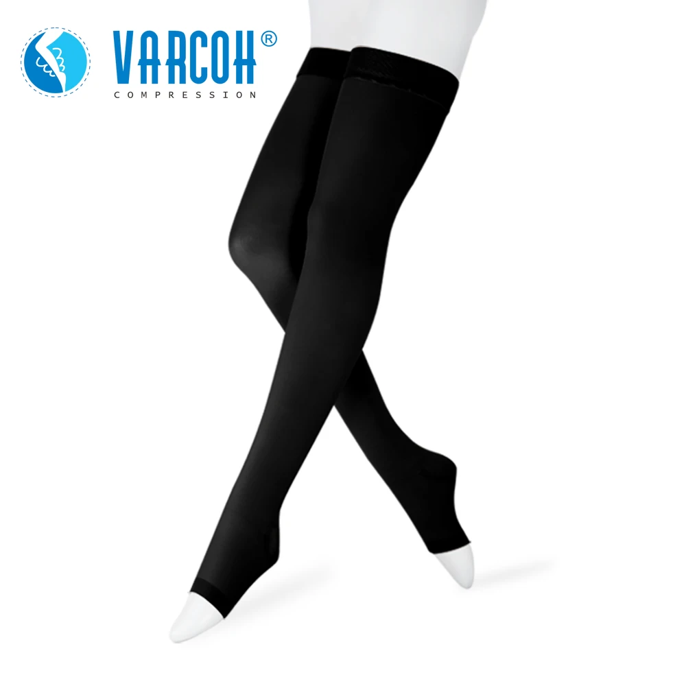 

Thigh High Graduated Compression Stockings Women & Men,Extra Firm Support 30-40 mmHg, Medical Hose Swelling Varicose Veins Edema