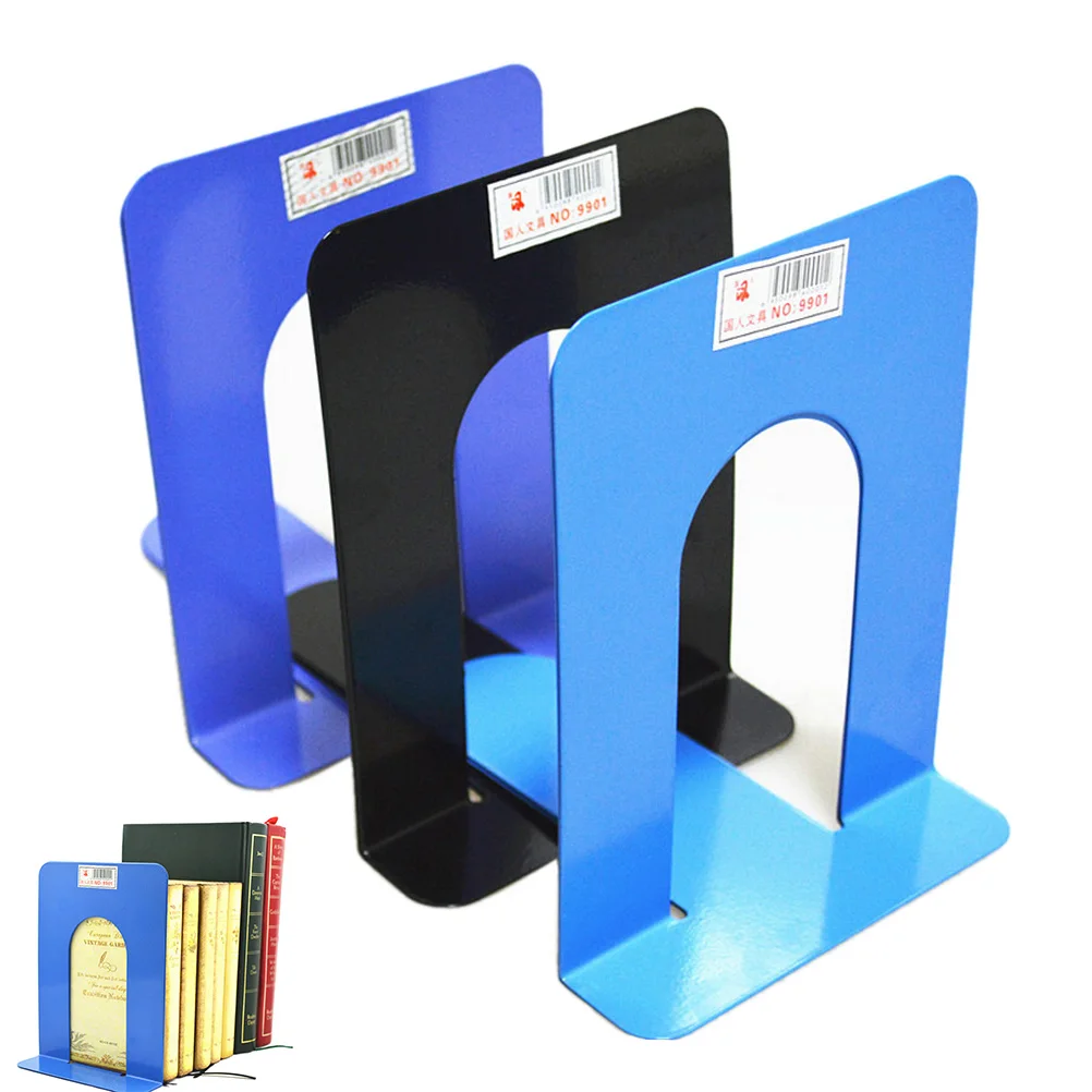 1 пара простой жизни складной портативный металлический держатель для книг полка