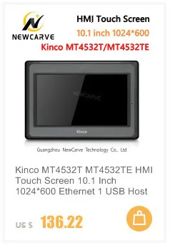 Kinco MT4434T MT4434TE HMI сенсорный экран 7 дюймов 800*480 Ethernet 1 USB хост интерфейс человека машины Newcarve