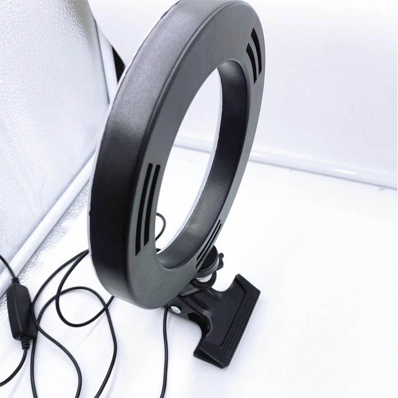 

Protable Selfie Ring Light Lamp Fill Light Ringlight With Clip for Youtube Live Streaming Studio Video LED Dimmable Photography