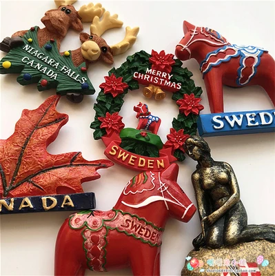 3D стерео дорожные сувениры магнитная фотобумага на холодильник паста для бумаги