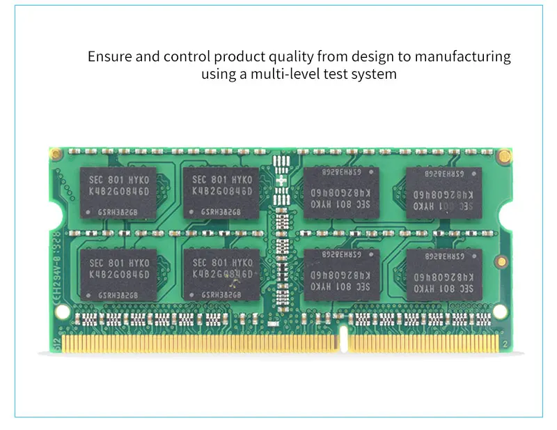 Latumab 4 ГБ DDR3 1066 МГц PC3 8500 Новая память ноутбука ОЗУ SODIMM 204 шпильки ноутбук превосходного качества модуль SODIMM 1,5 в DDR3 ram
