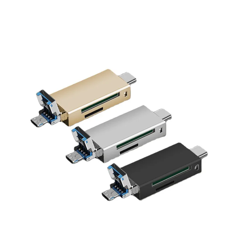 

Memory Card Reader Multifunctional Tf Card Sd Card Otg All-in-one Micro Android Computer Universal Type-c