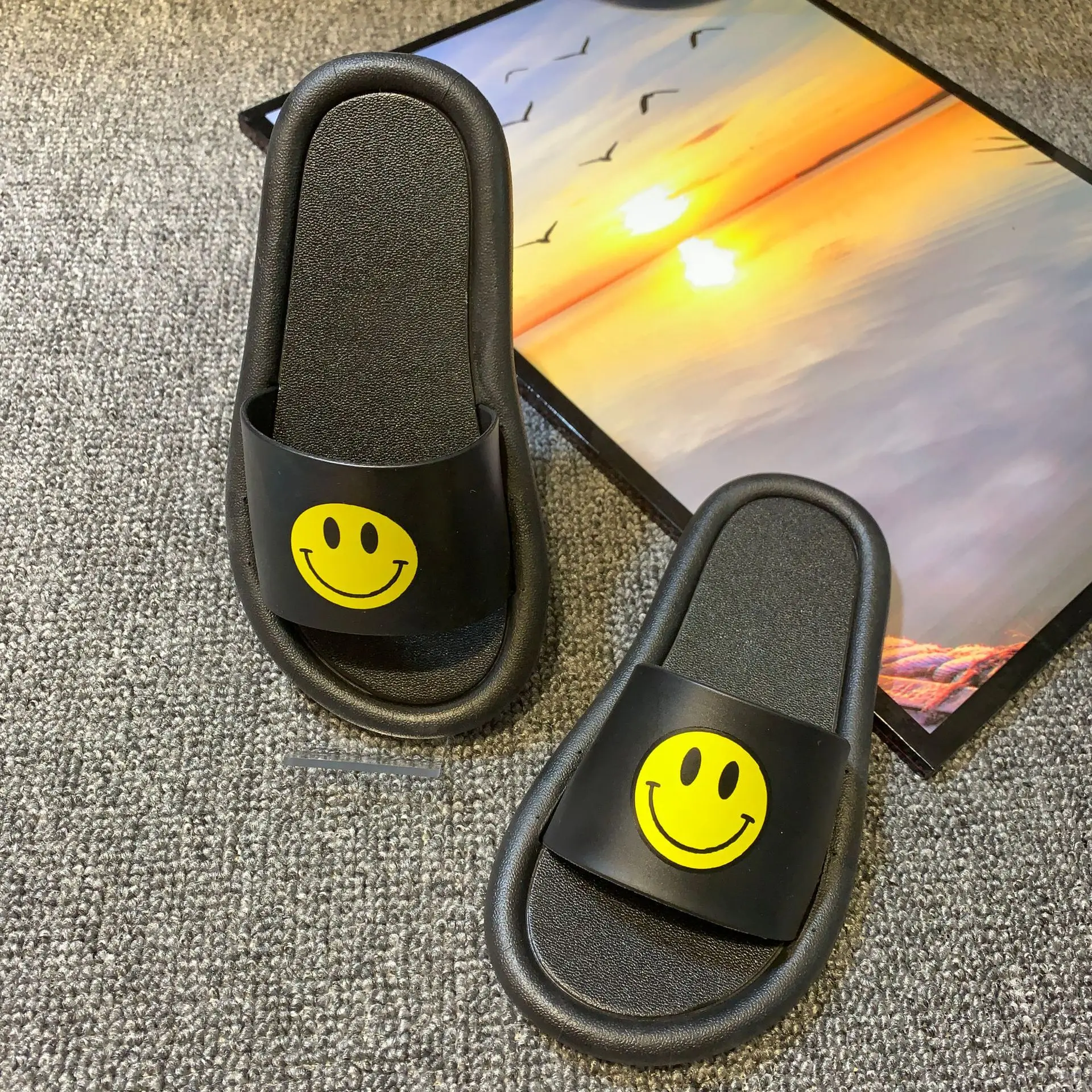 

Low Slippers Casual Shoes Woman 2021 Pantofle Luxury New Flat Rome Basic PVC Slides Fabric Fashion PU Flat Shoes Female Woman's