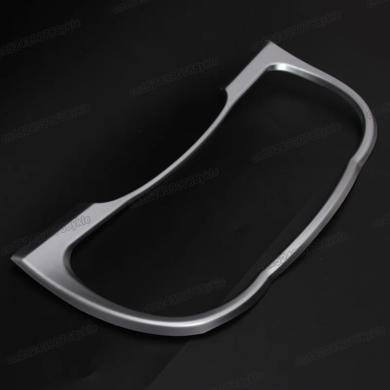 matt silver car dashboard screen frame trims for toyota highlander 2013 2014 2015 2016 2017 2018 2019 accessories chrome xu50 | Автомобили