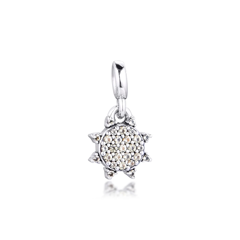 

Fits CKK Me Bracelets Summer Sun Dangle Charm 925 Sterling Silver Small Hole Beads for Women Jewelry Making kralen berloques