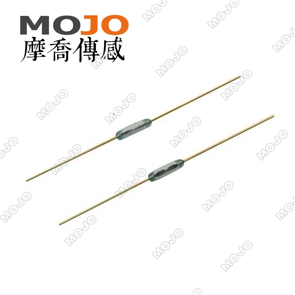 

Free shipping MKA07101 Russian reed switch 1.8X7MM Green glass Feet gold-plated N/O Low Voltage Current dry reed switch 100pcs