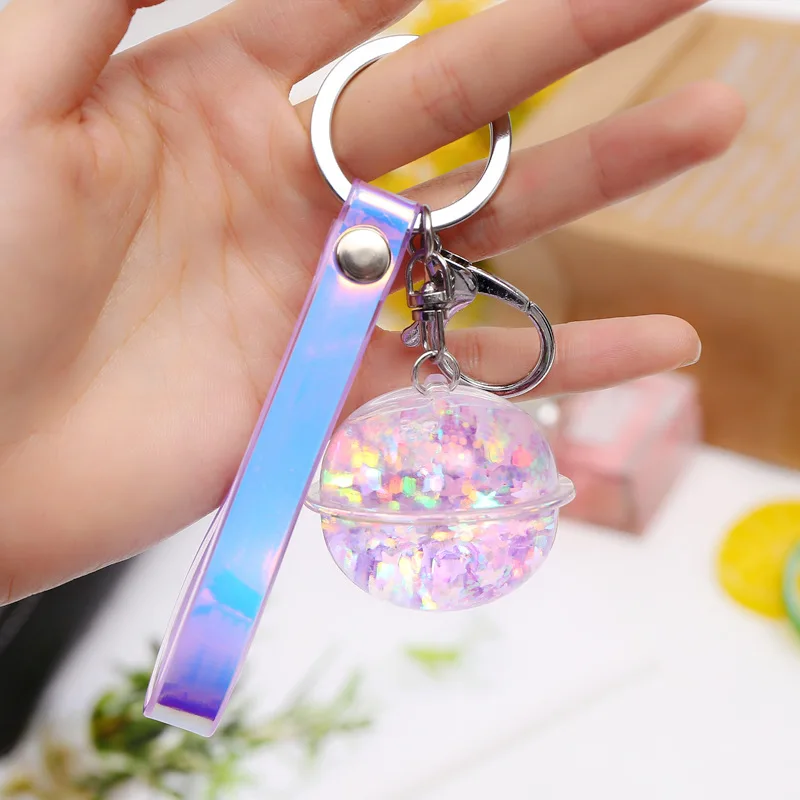 2019 модная движущаяся жидкость зыбучий песок брелок автомобильный кулон
