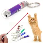 1 шт. Забавный домашний светодиодный лазерный домашних животных кошка игрушка лазер 650NM Red Dot лазерный светильник игрушка лазерный прицел указатель лазерная ручка интерактивная игрушка с кошкой