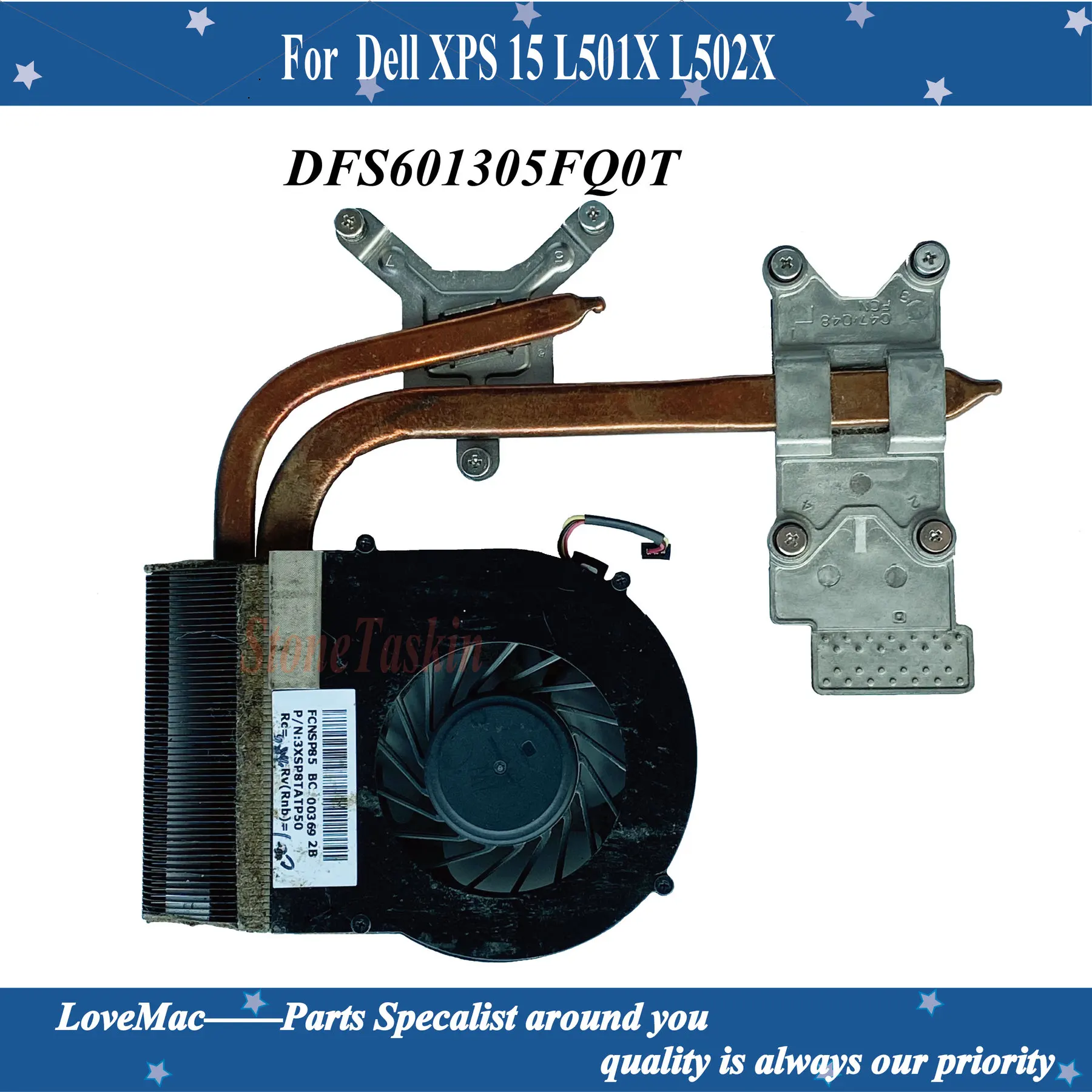 

New CPU fan cooler for Dell XPS 15 L501X L502X cpu cooling fan DFS601305FQ0T F98S KSB0705HA-A-AC94 DP/N 0W3M3P W3M3P tested