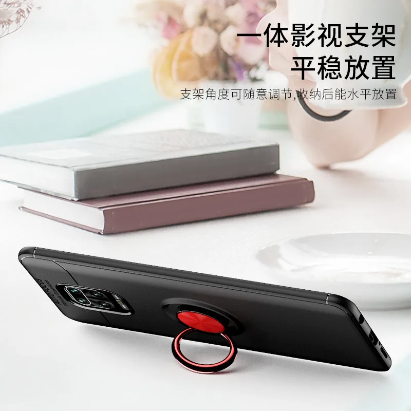 Чехол для Xiaomi Redmi Note 9S роскошный противоударный мягкий чехол 9 Pro Max автомобильный
