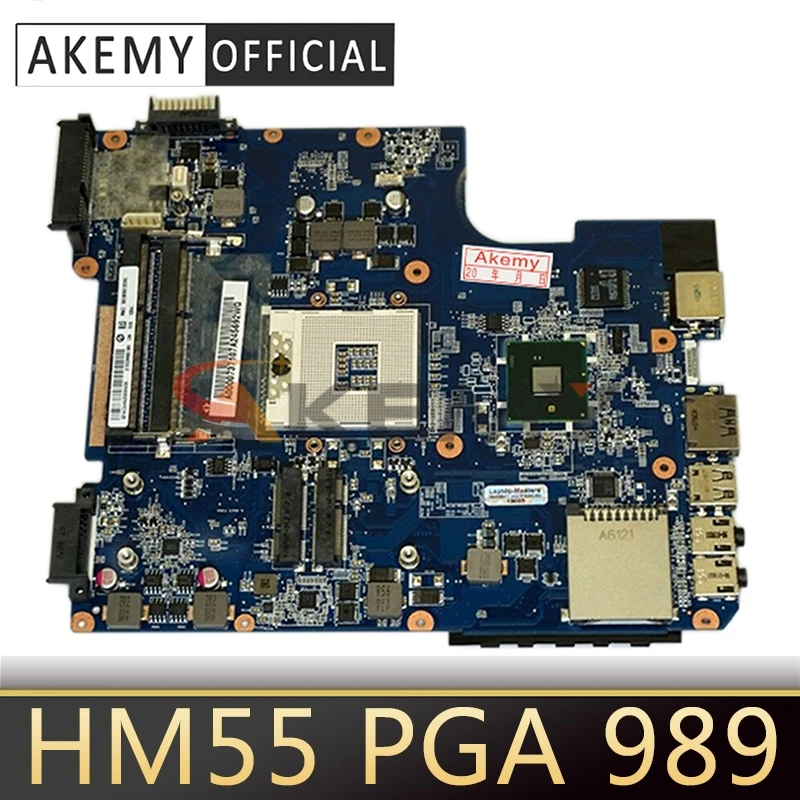 

AKEMY A000073710 Laptop motherboard For Toshiba Satellite L640 Notebook Mainboard DA0TE2MB6F0 HM55 PGA 989 DDR3