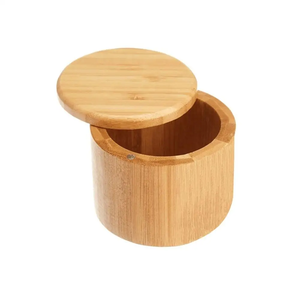 Кухонные бутылки для специй кухонные принадлежности круглая бамбуковая коробка