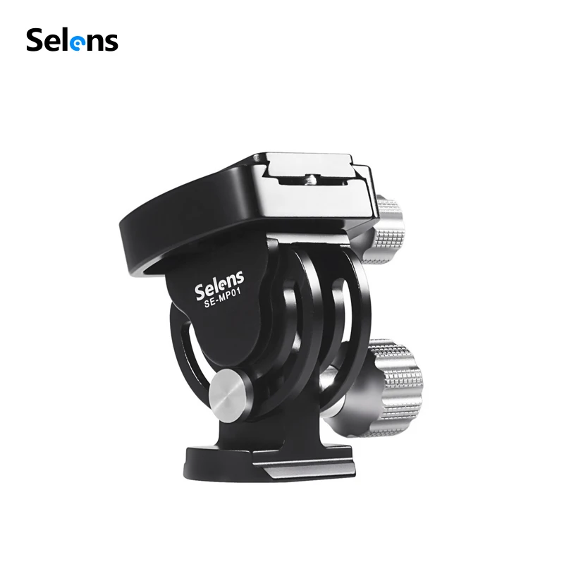 

Selens SE-MP01 Monopod Tilt Head Aluminum Tilt Head for Monopods with Quick Release Plate and Base