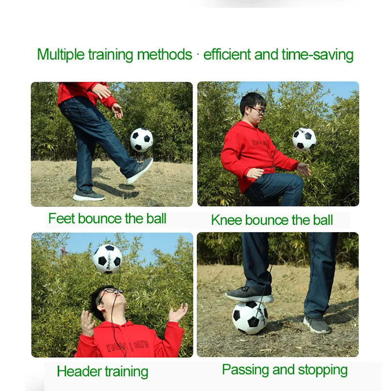 

Portable New Inflatable Football With String Sports Kids Toy Ball Juggling Ball Outdoor Football With String PVC Soccer Durable