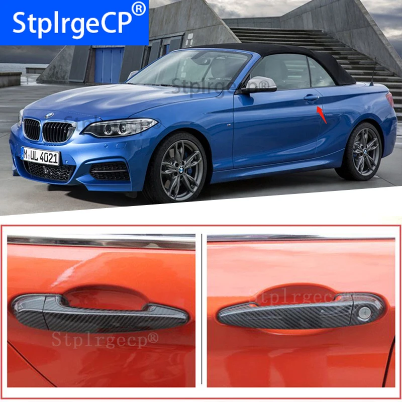 For BMW 2 series F22 F23 218i 220i M235i 228i 2014 -2018  Accessories 100% real carbon fiber Auto outer door handle cover