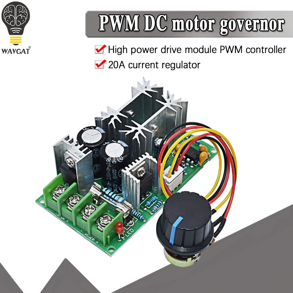 Универсальный DC10-60V PWM HHO RC регулятор скорости двигателя переключатель