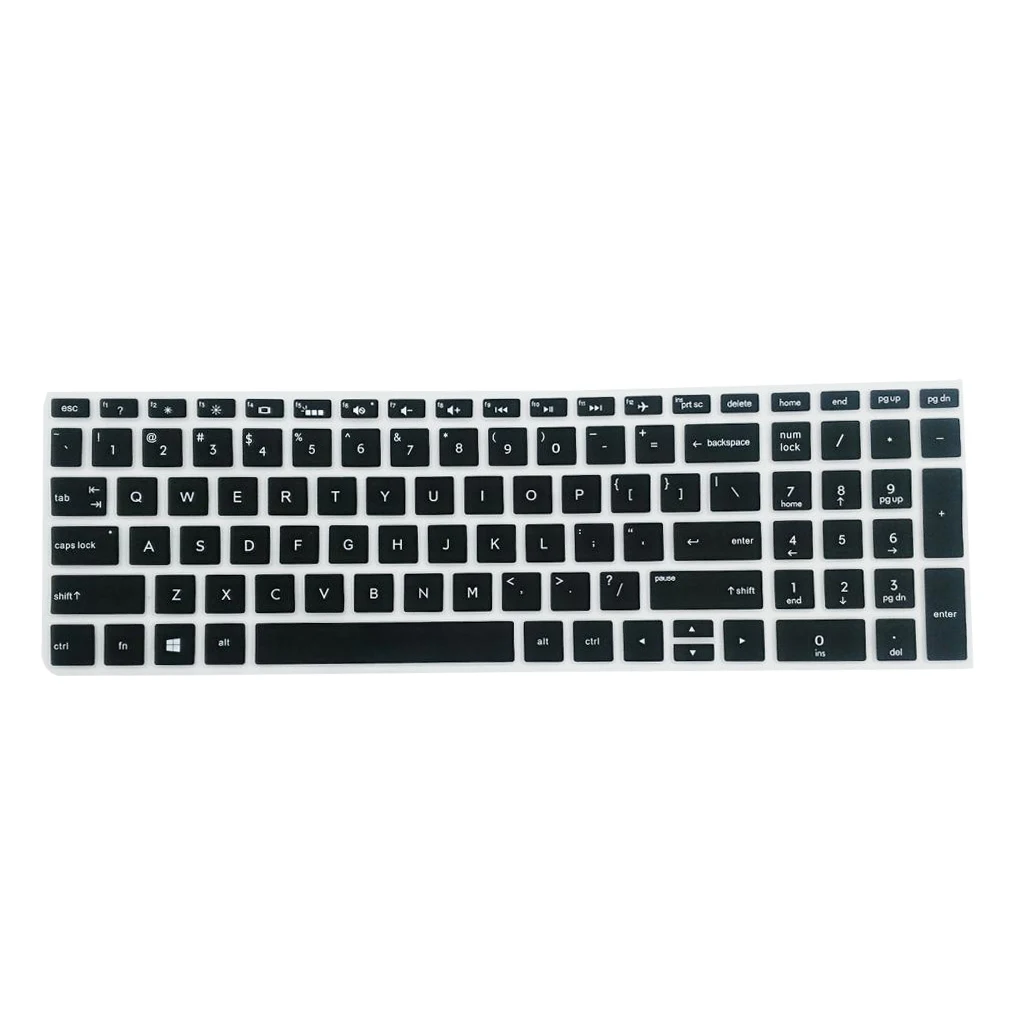 2x Силиконовая для ноутбука клавиатура чехол HP 15 6 &quotBF черный | Компьютеры и офис