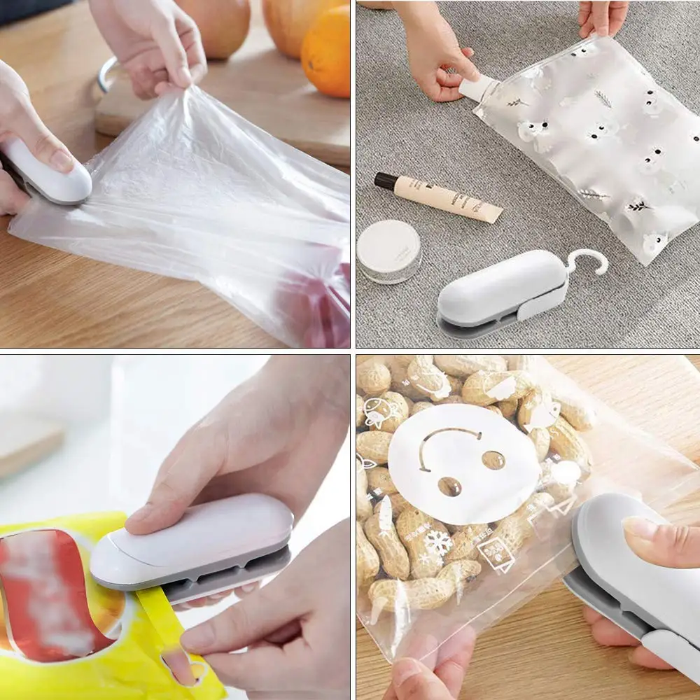 Мини упаковщик мешков ручные термопакеты 2 в 1 Термоупаковщик и резак ручной