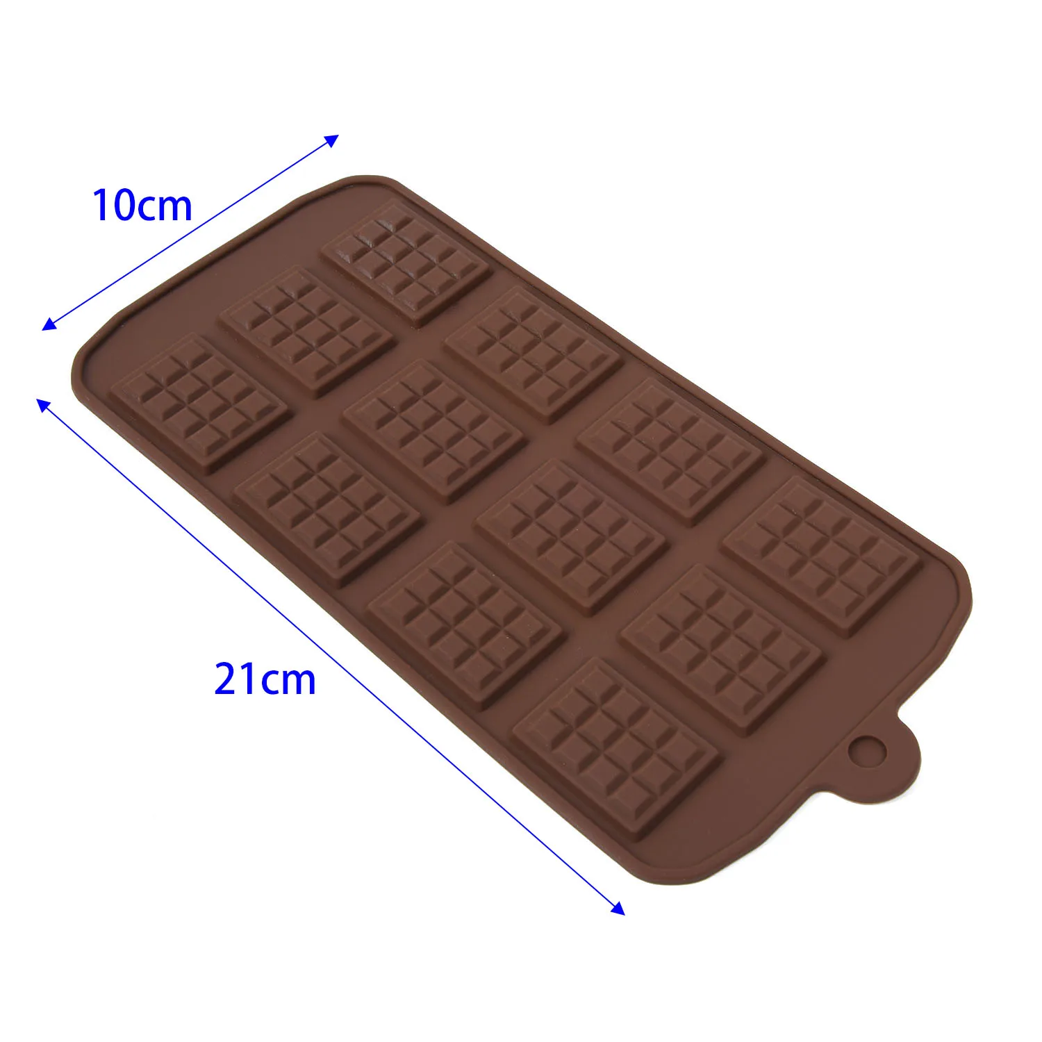

1pcs 12 Grids Square Chocolate Block Mould Tasteless anti-dust -40C to +240C