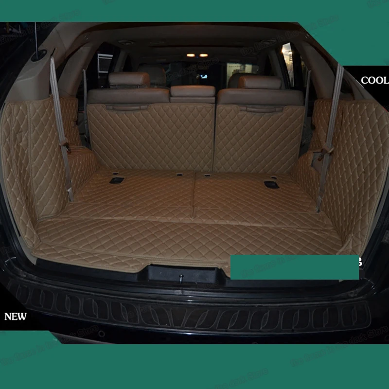 Кожаный коврик для багажника автомобиля hyundai veracruz груза 2006 2007 2008 2009 2011 2012 2013 2014 2015